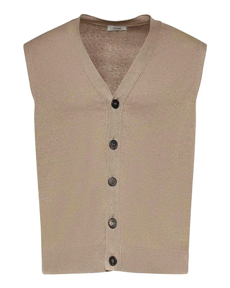 Mauro Grifoni Weste - Beige Beige