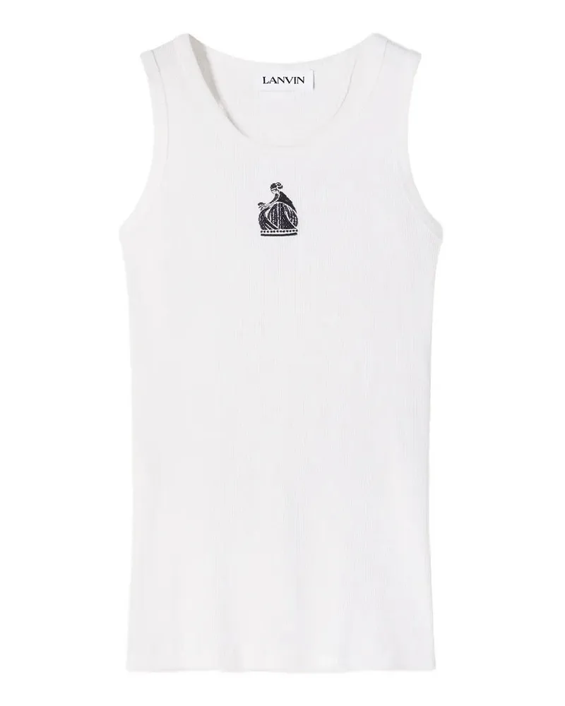 Lanvin Top - Weiß Weiß
