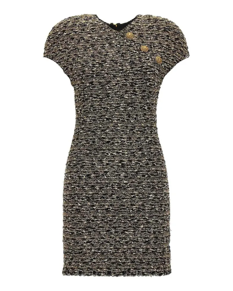 Balmain Kurzes Kleid - Bunt Bunt
