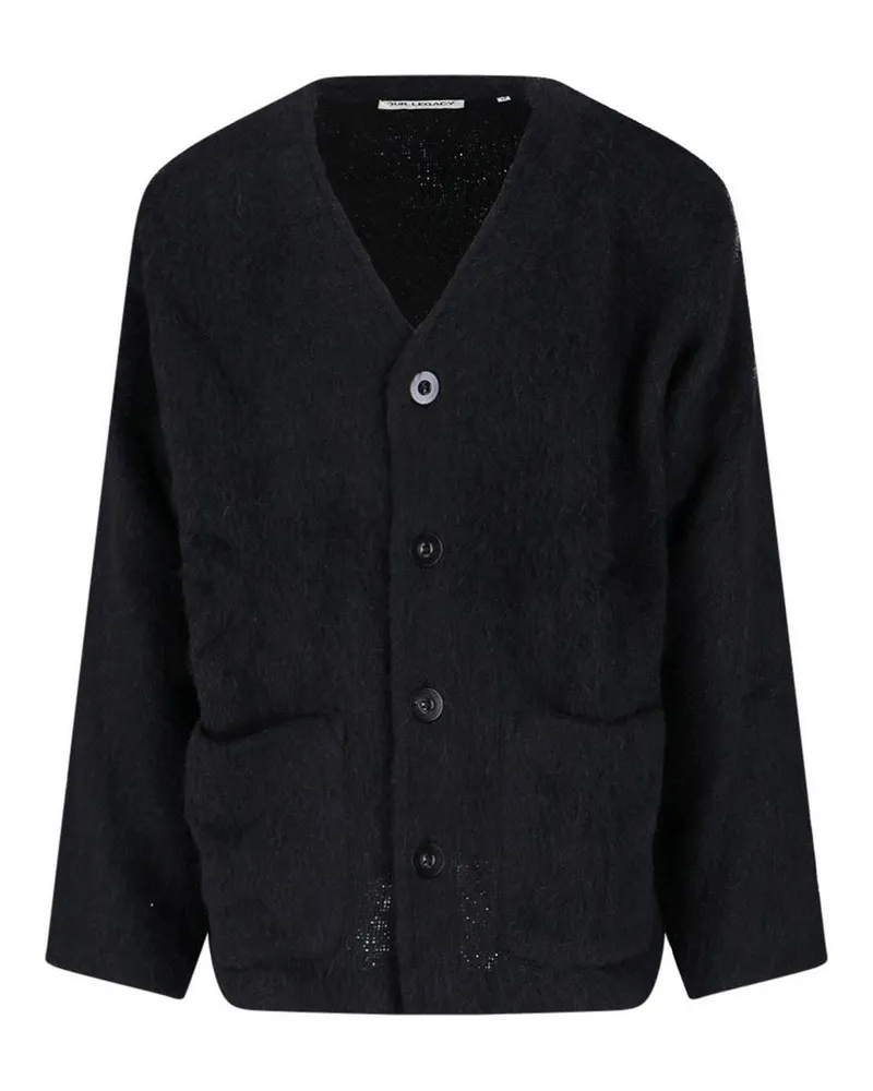 Our Legacy Cardigan - Schwarz Schwarz