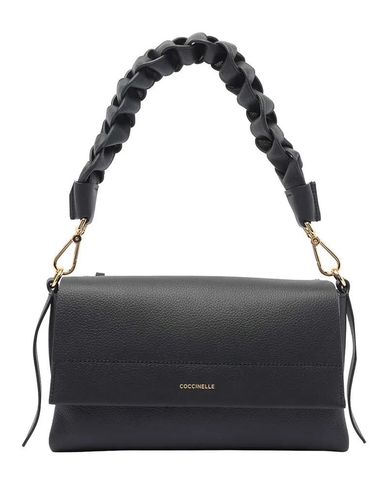 Coccinelle Schultertasche - Schwarz Schwarz