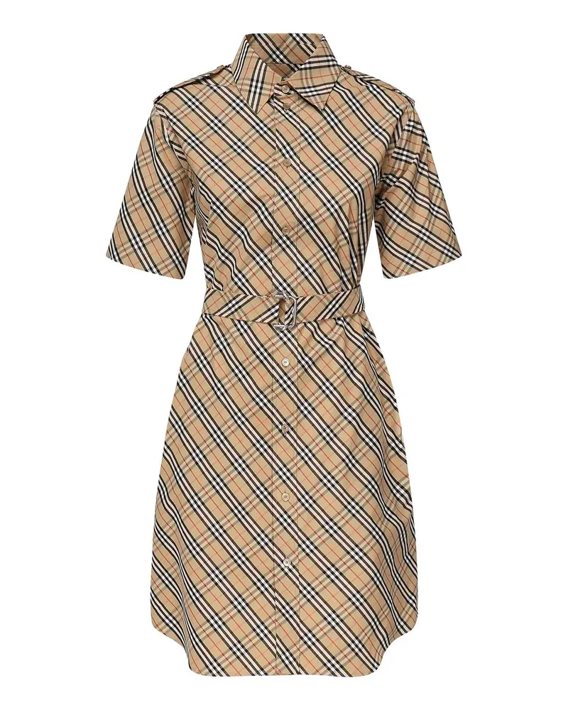 Burberry Knielanges Kleid - Beige Beige