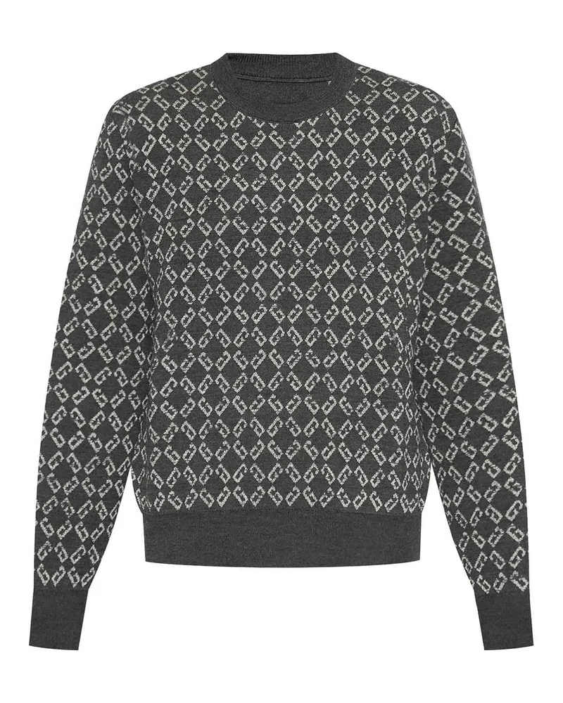 Givenchy Rundhalspullover - Grau Grau