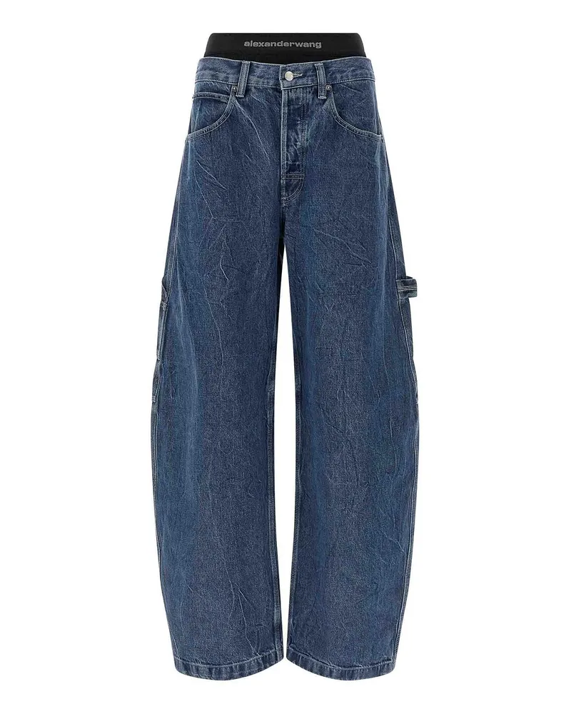 Alexander Wang Straight Leg Jeans - Blau Blau