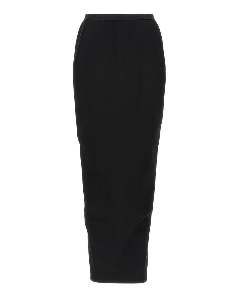 Rick Owens Langer Rock - Schwarz Schwarz