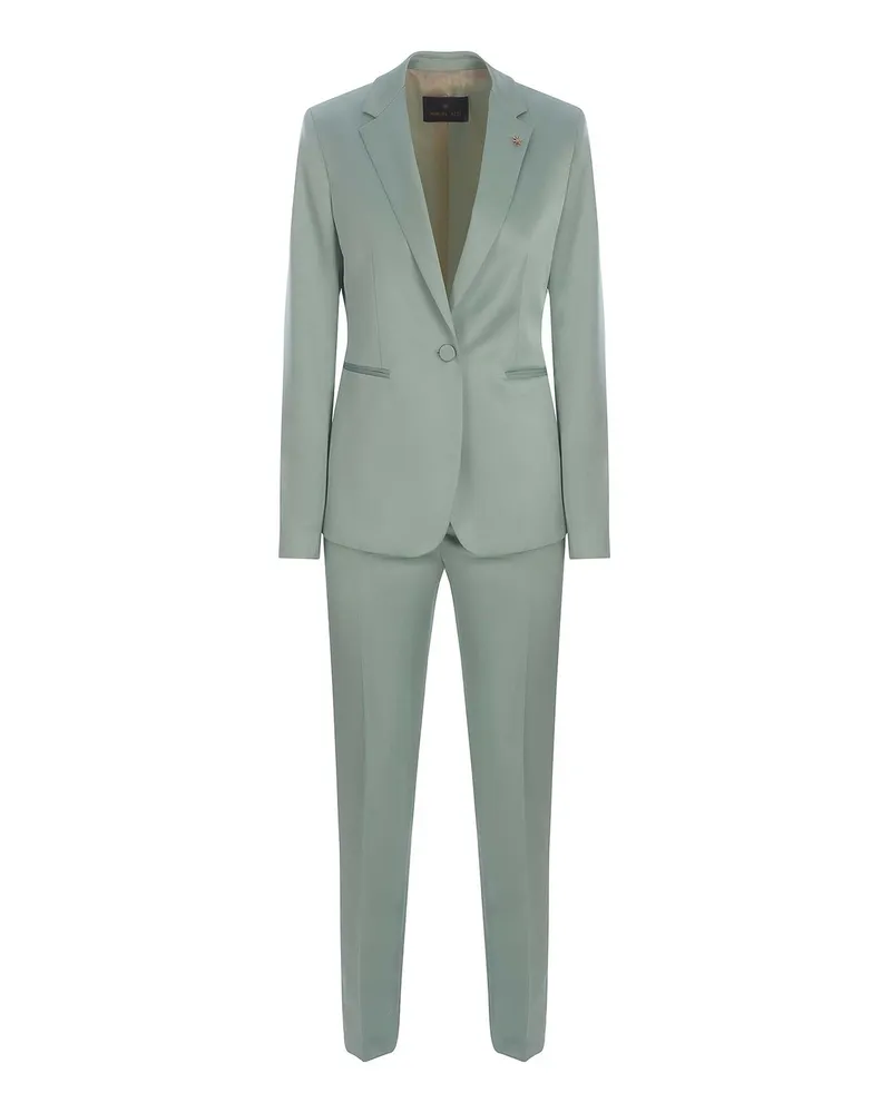 Manuel Ritz Knielanges Kleid - Grün Grün