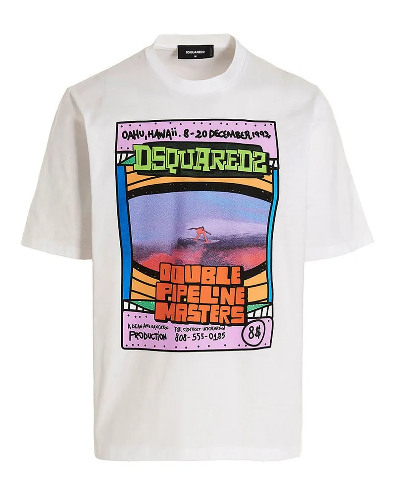 Dsquared2 T-Shirt - Weiß Weiß