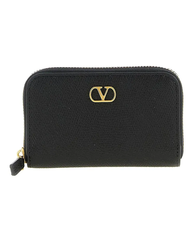 Valentino Garavani Portemonnaie - Schwarz Schwarz