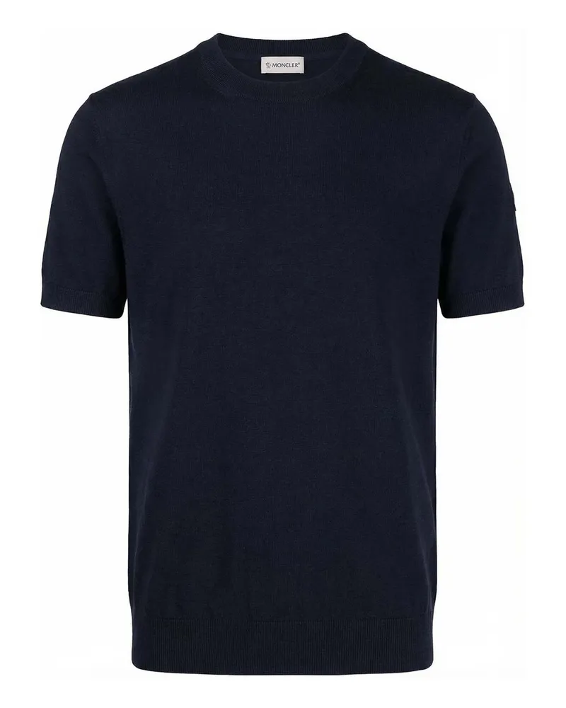 Moncler Rundhalspullover - Dunkelblau Dunkelblau