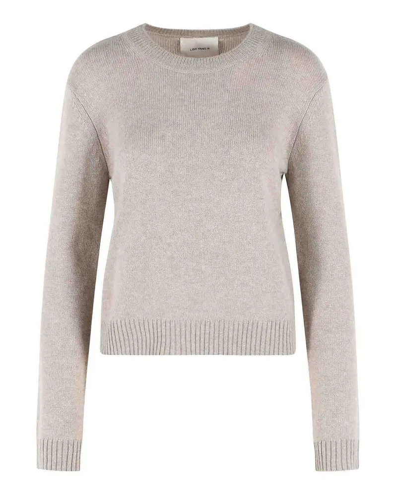 Lisa Yang Rundhalspullover - Beige Beige