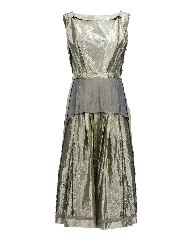 Maison Margiela Knielanges Kleid - Silber Silber