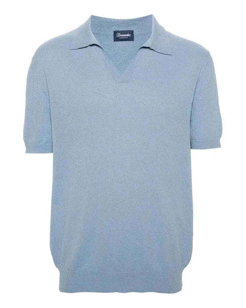 Drumohr  Poloshirt - Blau Blau