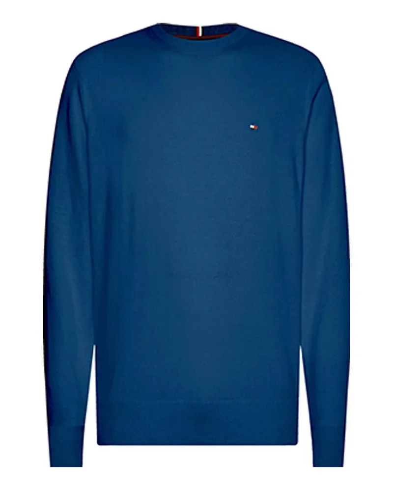 Tommy Hilfiger Rundhalspullover Blau