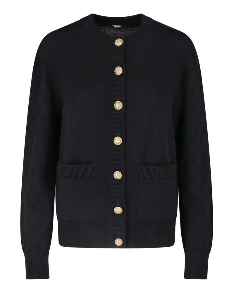 Balmain Cardigan - Schwarz Schwarz