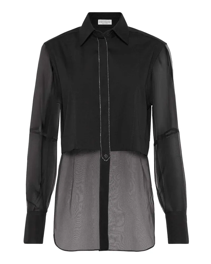 Brunello Cucinelli Hemd - Schwarz Schwarz