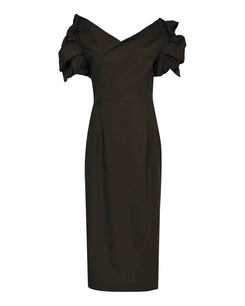 Liviana Conti Knielanges Kleid - Dunkelbraun Dunkelbraun