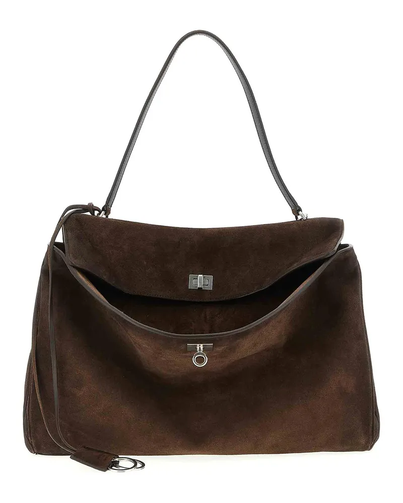 Balenciaga Schultertasche - Braun Braun