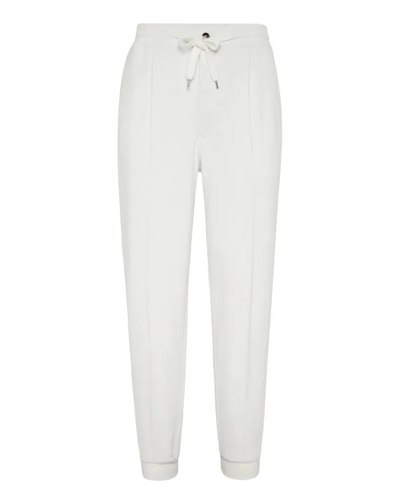 Brunello Cucinelli Casual Hose - Creme Creme