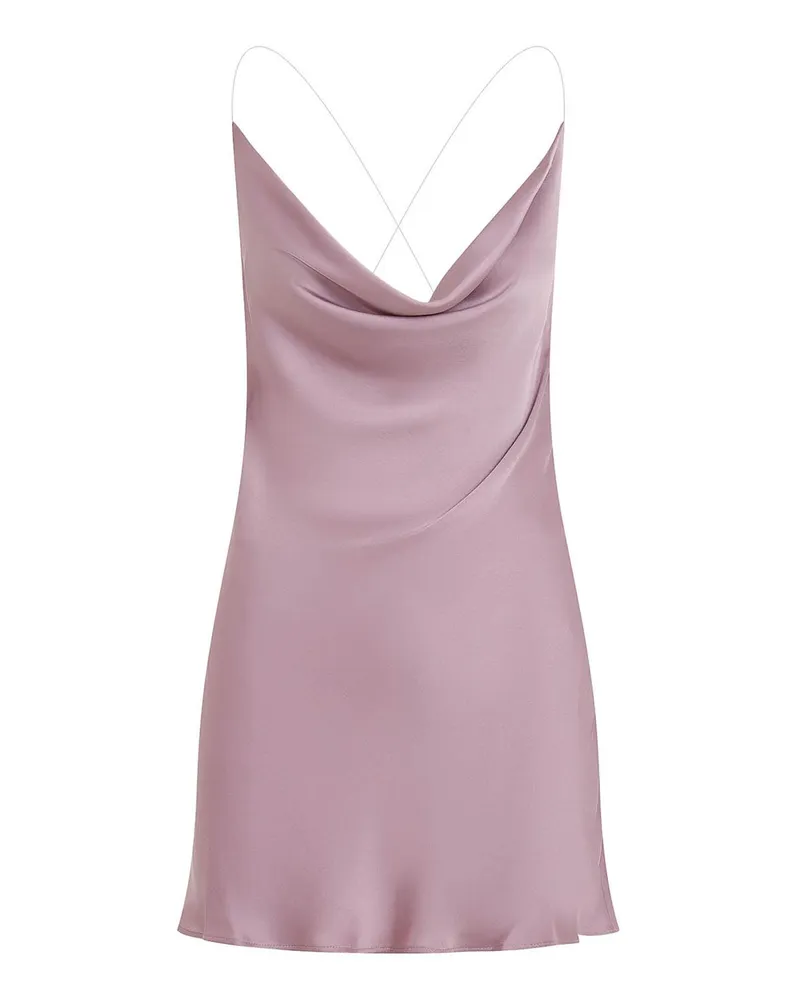 Y/PROJECT Knielanges Kleid - Hell-Lila Hell-lila