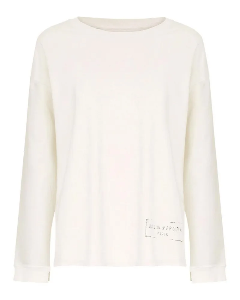 Maison Margiela Sweatshirt - Weiß Weiß