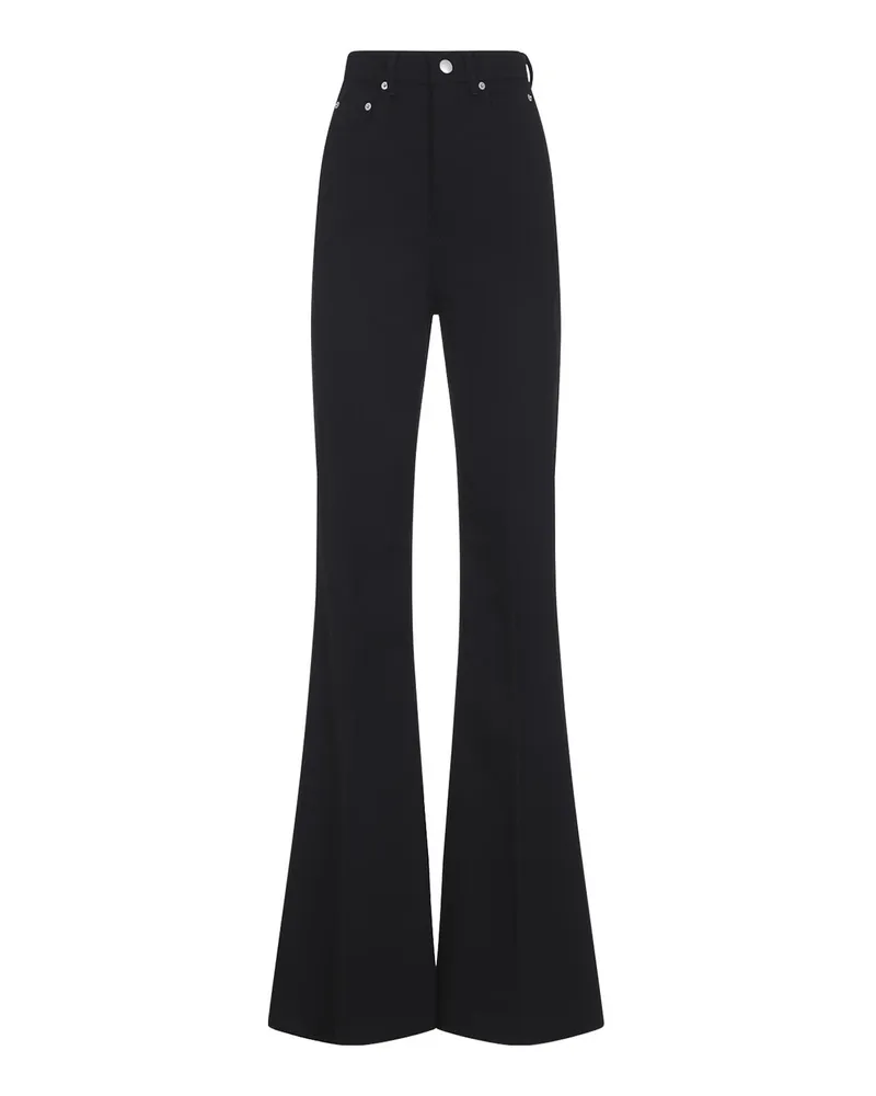 Rick Owens Bootcut Jeans - Schwarz Schwarz