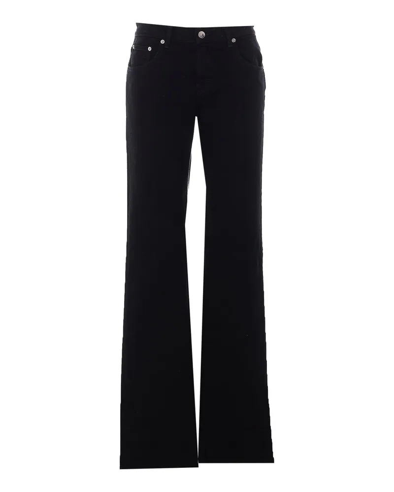 Haikure Straight Leg Jeans - Schwarz Schwarz