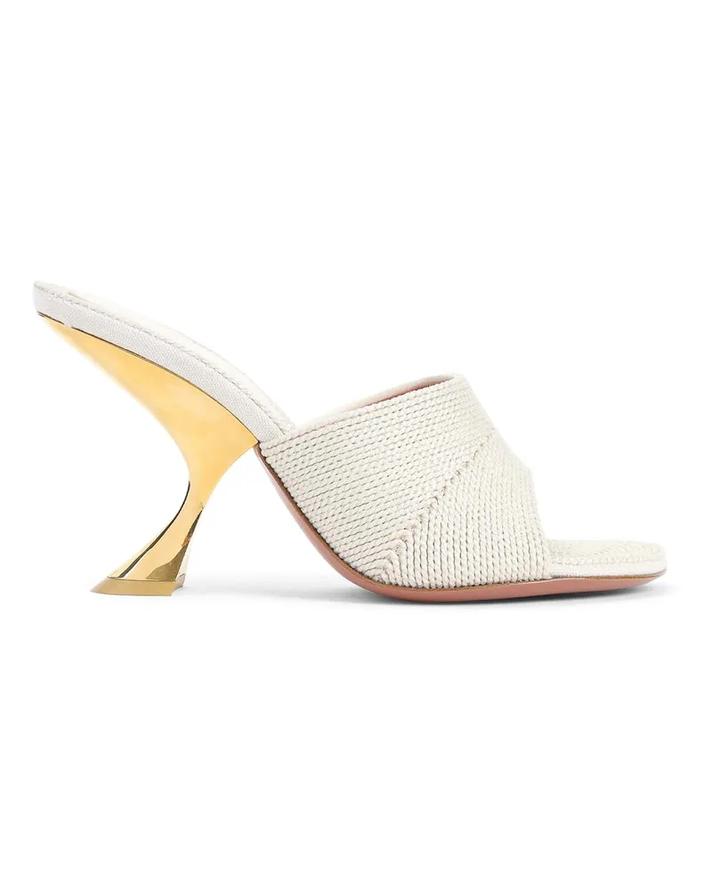 Amina Muaddi Sandalen - Gold Gold