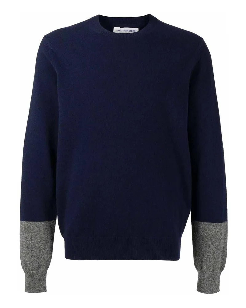 Comme des Garçons Rundhalspullover - Grau Grau