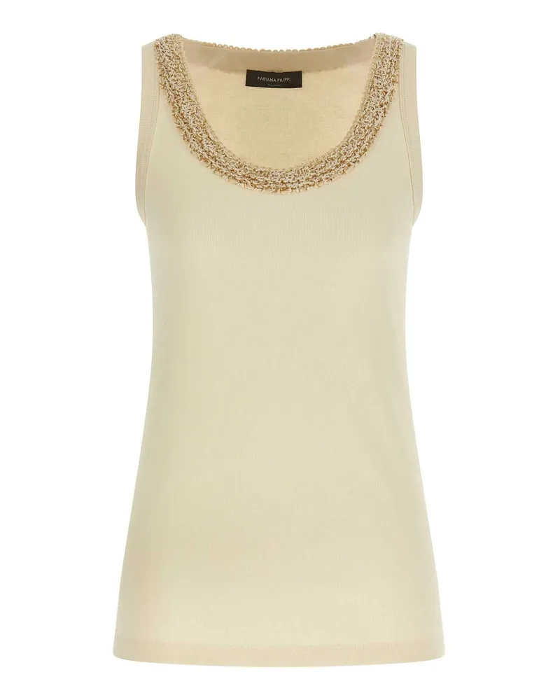 Fabiana Filippi Top - Beige Beige