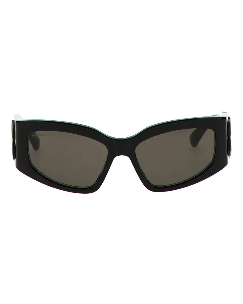 Balenciaga Sonnenbrille - Schwarz Schwarz