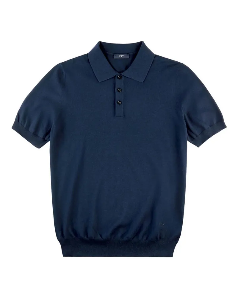Fay Poloshirt - Blau Blau