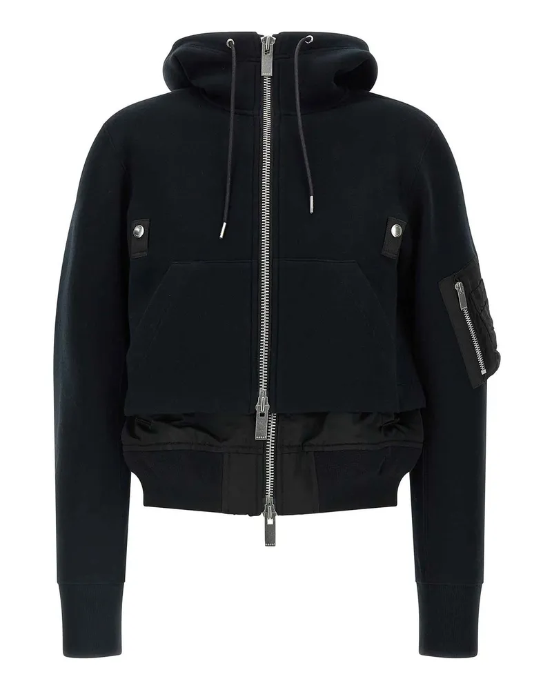 Sacai Bomberjacke - Schwarz Schwarz