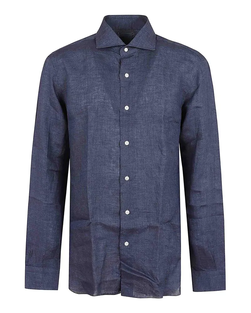 BARBA Hemd - Blau Blau