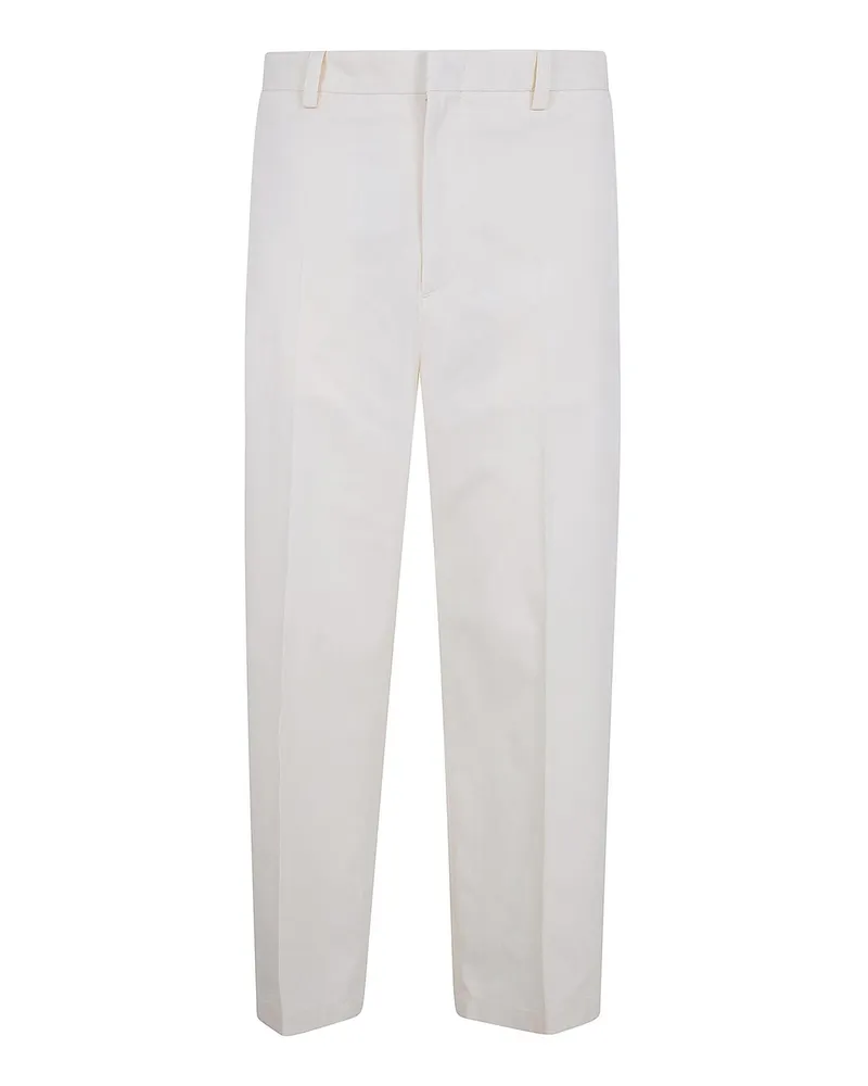 Jil Sander Casual Hose - Weiß Weiß