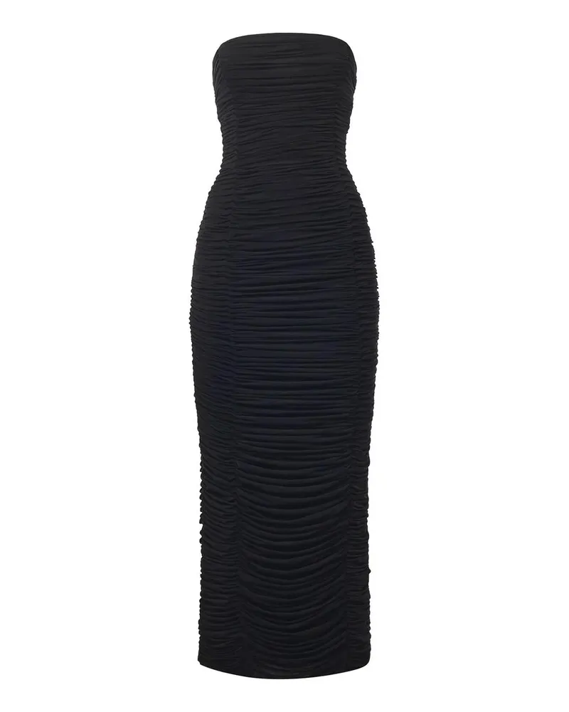 Magda Butrym Knielanges Kleid - Schwarz Schwarz