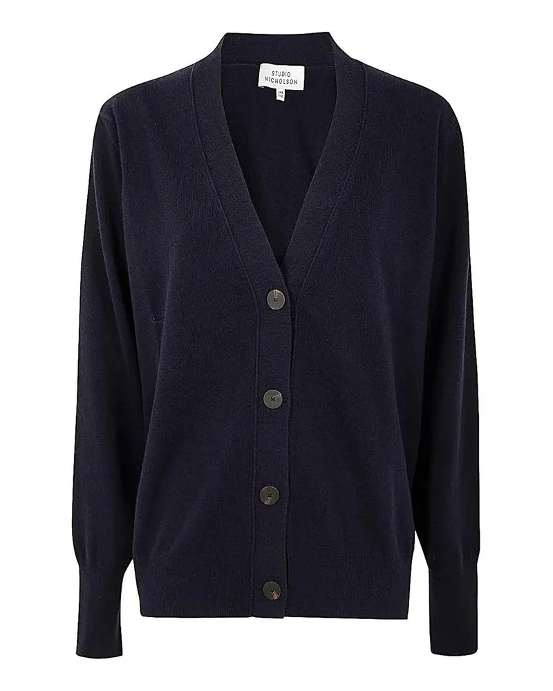 Studio Nicholson Cardigan - Blau Blau