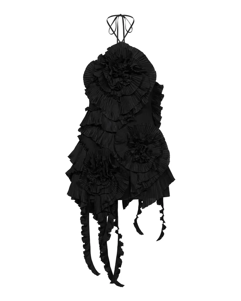 Blumarine Knielanges Kleid - Schwarz Schwarz
