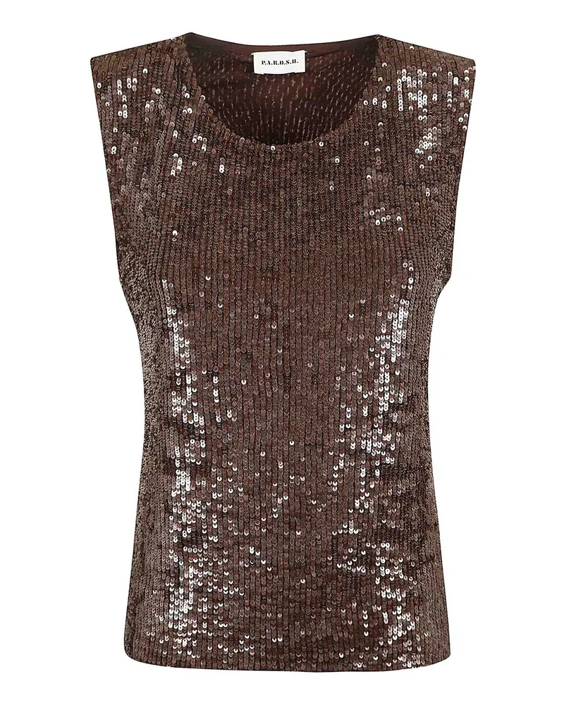 P.A.R.O.S.H. P. A.R. O H. Bluse - Braun Braun
