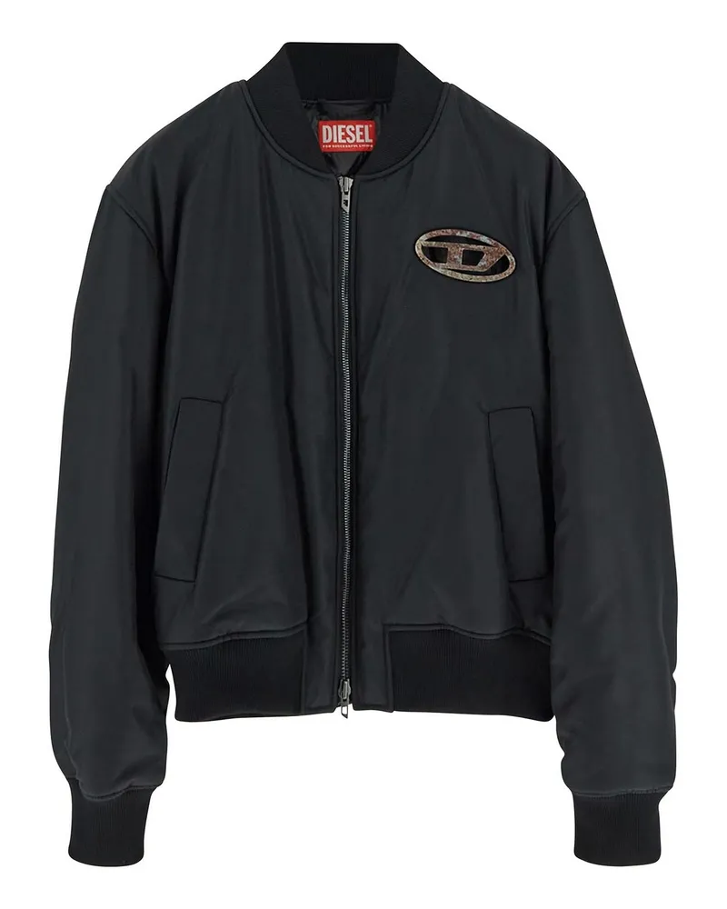 Diesel Casualjacke - Schwarz Schwarz