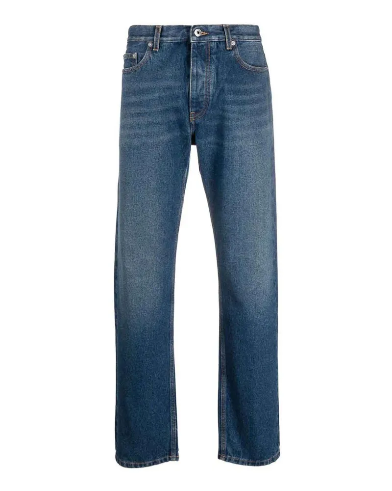 OFF-WHITE Straight Leg Jeans - Blau Blau