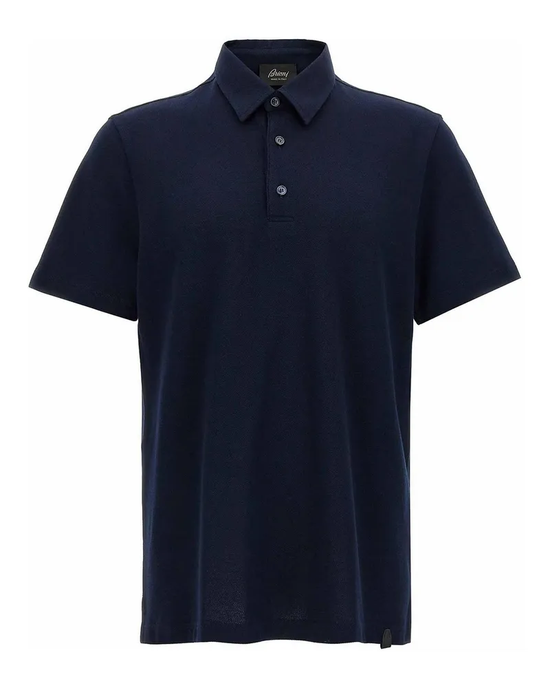 Brioni Poloshirt - Blau Blau