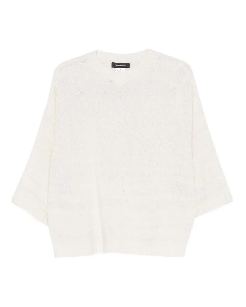 Fabiana Filippi Rundhalspullover - Beige Beige
