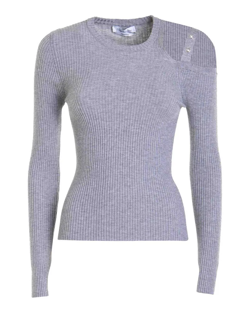 Blumarine Rundhalspullover - Grau Grau