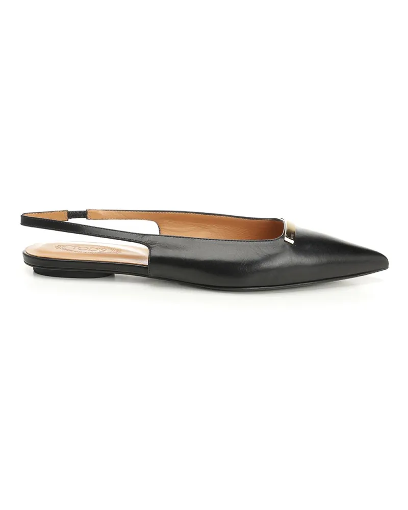 TOD'S Ballerinas - Schwarz Schwarz