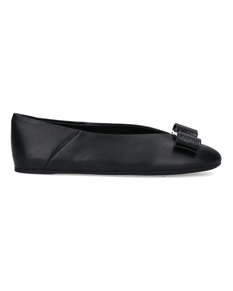 Ferragamo Ballerinas - Schwarz Schwarz