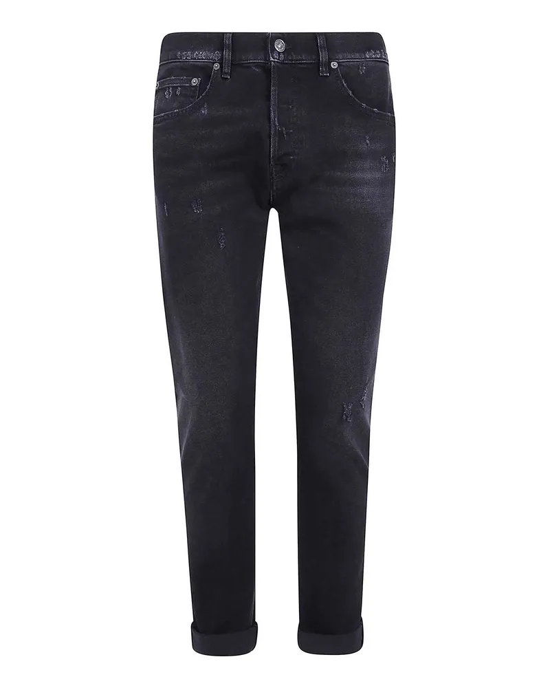 Dondup Straight Leg Jeans - Schwarz Schwarz