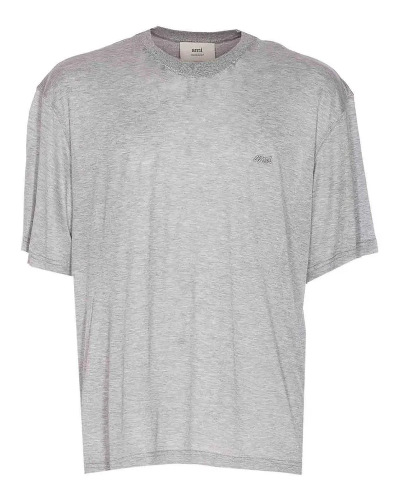 AMI Paris T-Shirt - Grau Grau