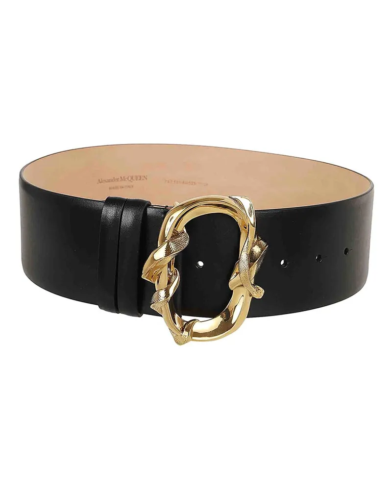 Alexander McQueen Gürtel - Schwarz Schwarz