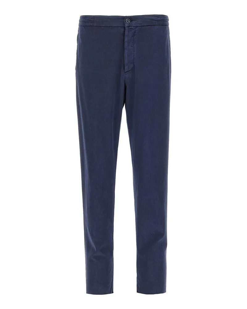 Kiton Casual Hose - Blau Blau