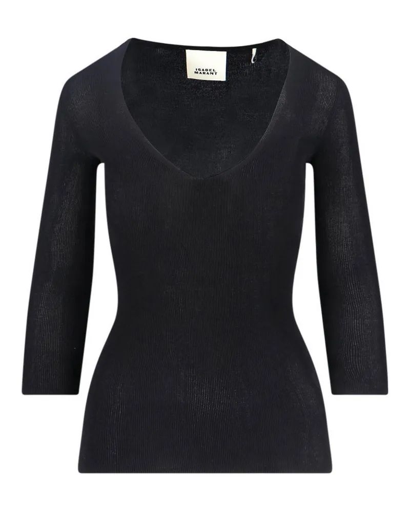 Isabel Marant Rundhalspullover - Schwarz Schwarz